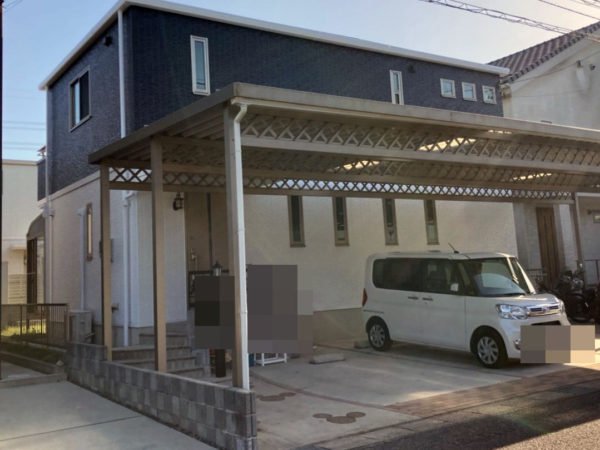 トヨタホーム様施工のお住まいの外壁塗装･ 屋上防水施工事例 豊田市市木町 K様邸